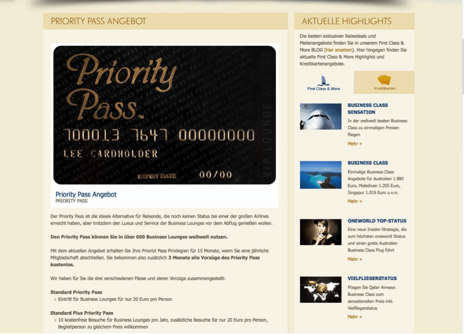 Trotz gutem Angebot hat der Priority Pass auch Nachteile