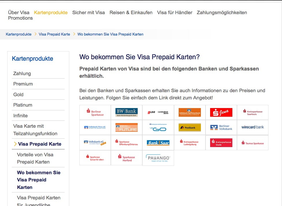 Prepaid Kreditkarte werden von verschiedenen Anbietern angeboten