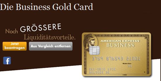 Premiumkarte: Die American Express Business Gold Card 