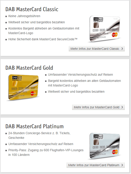 DAB Mastercard Platinum