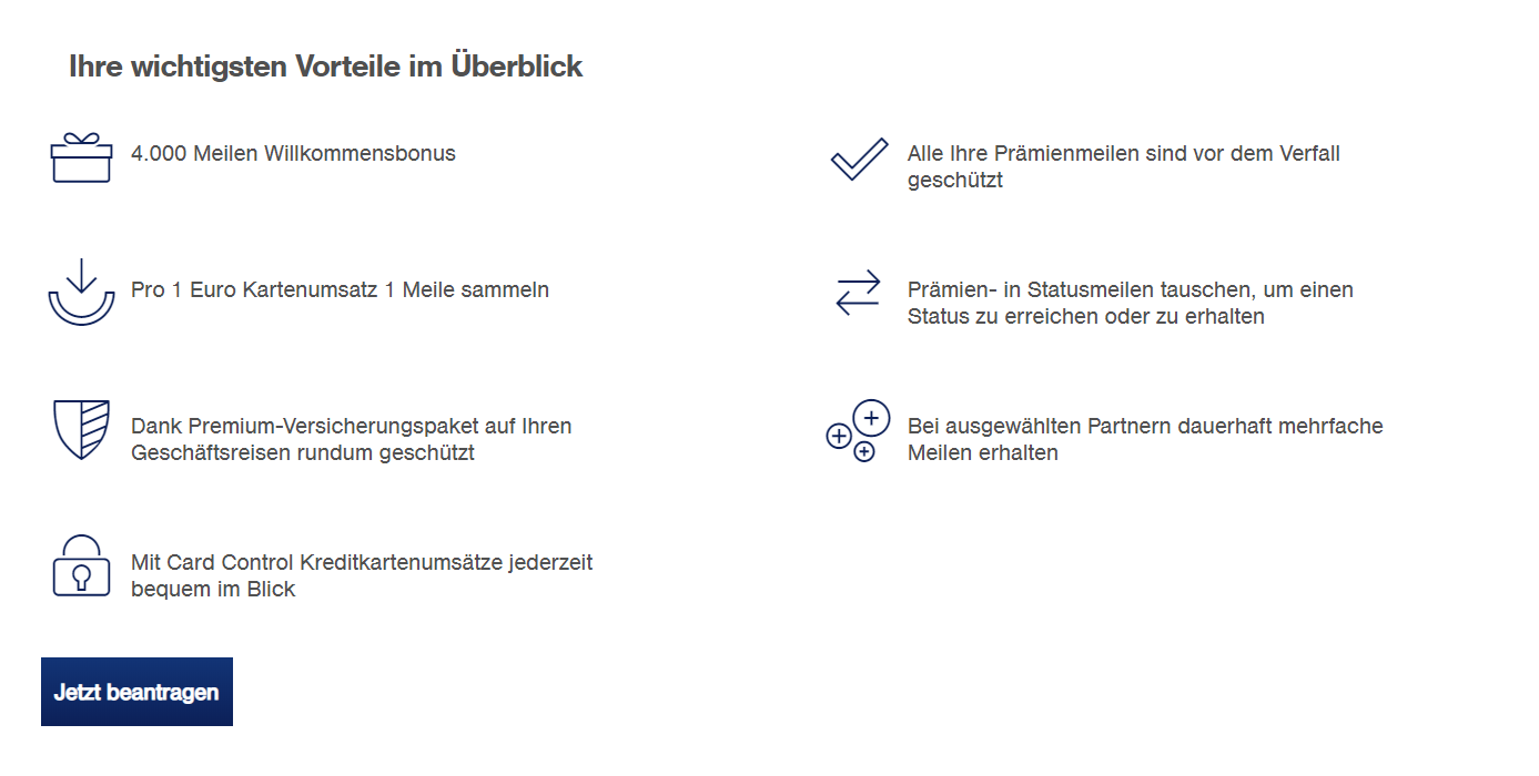 Die Vorteile des Testsiegers Miles & More im Überblick