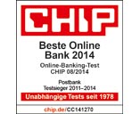 Postbank - Beste Online-Bank 2014