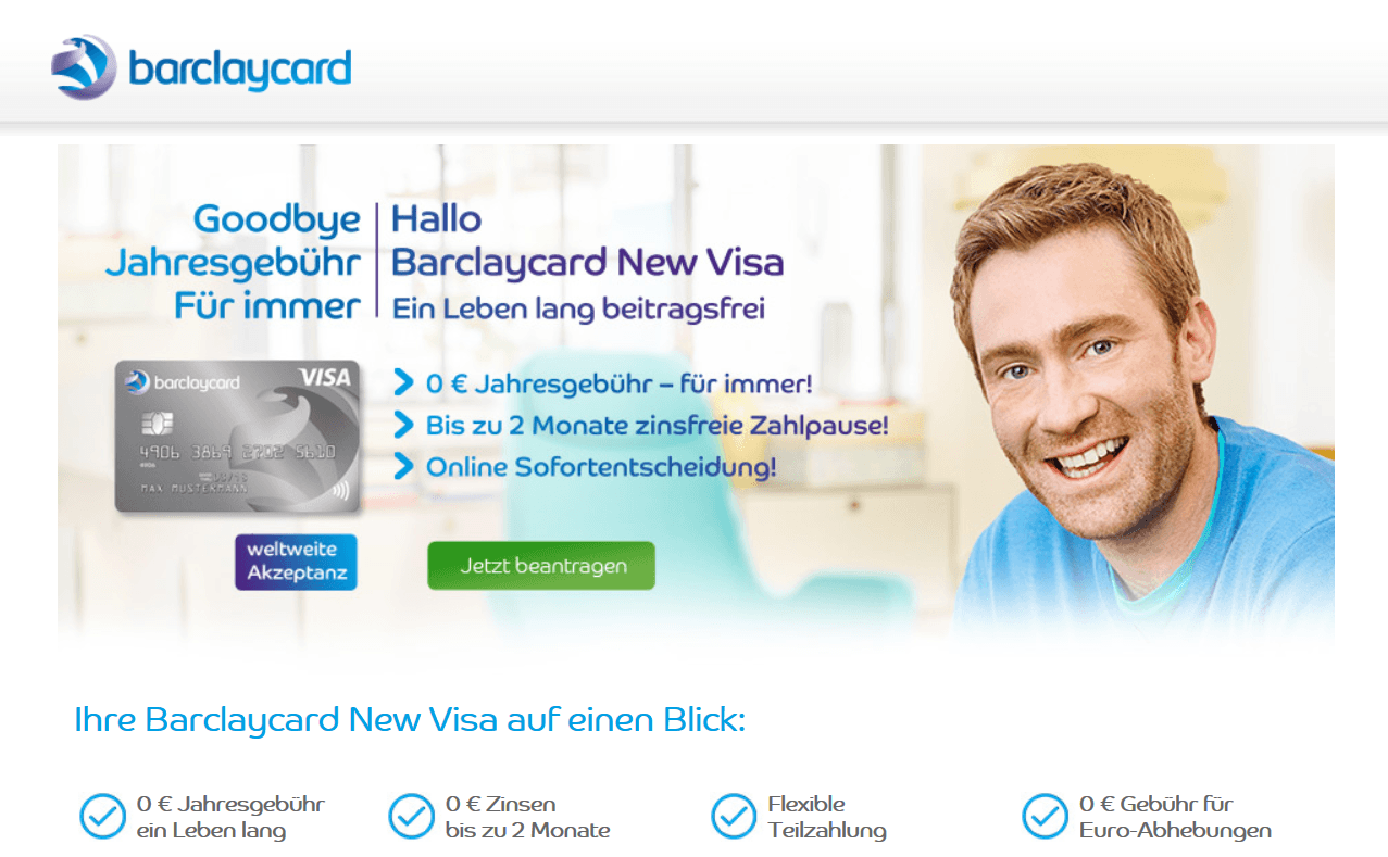 Die Barclaycard und ihr Angebot im Überblick
