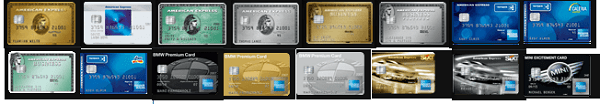16 Kreditkarten zur Auswahl