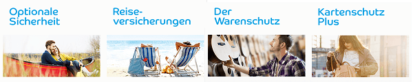 Zahlreiche Versicherungen bei Barclaycard