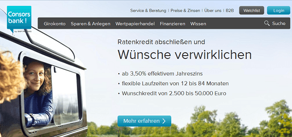 Die Website des Testsiegers