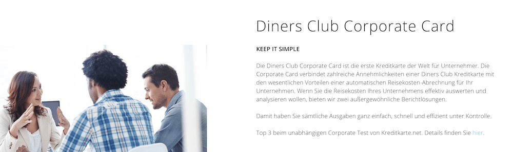 Diners Club Corporate Card