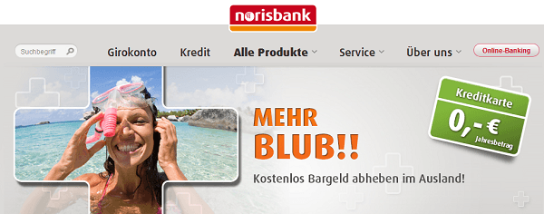 Die noris Card der norisbank