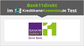 Bank11direkt Karte ohne Gebühren