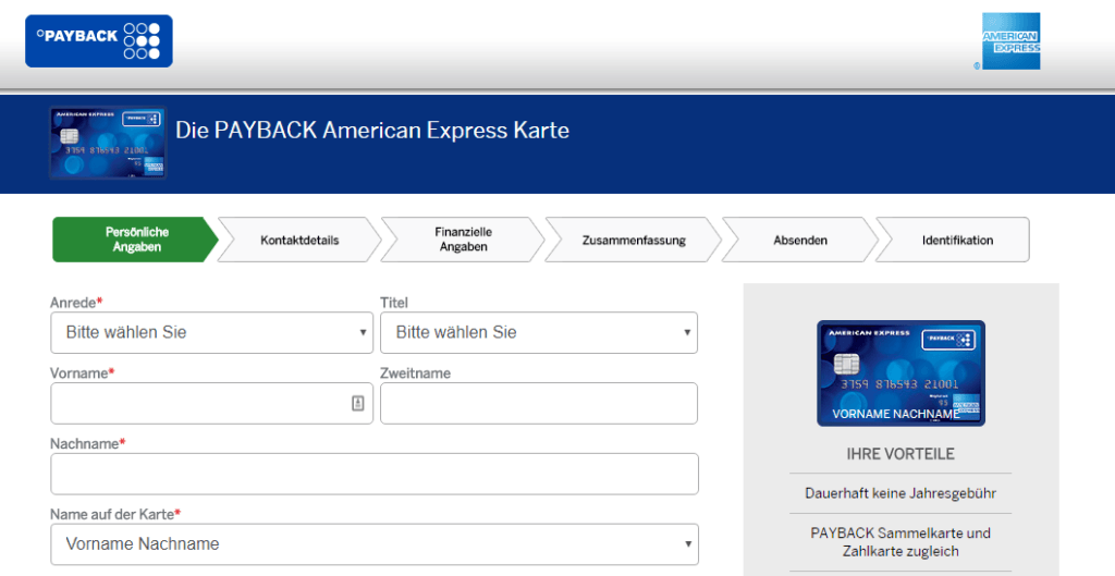 amex payback karte beantragen