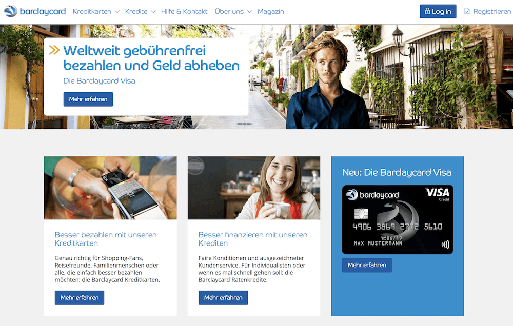 Verschiedene Vorteile machen die Barclaycard so beliebt